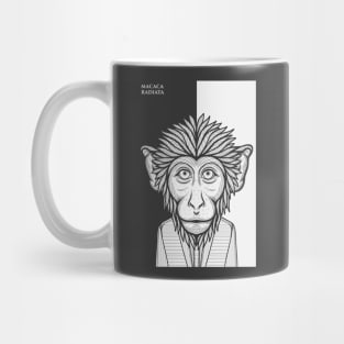 Bonnet Macaque Monkey Mug